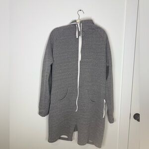 Chubbies Gray Zip-Up Romper Onsie Mens LG